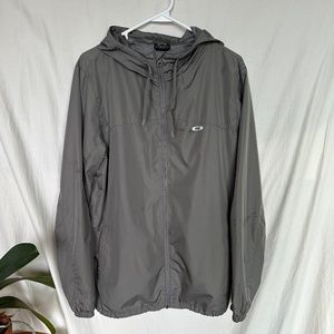 Oakley Windbreaker - Grey - Men's Size Medium